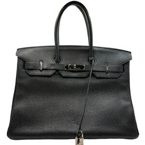 Hermès Birkin 35 Noir Togo Leather | Palladium Hardware | Authentic & Rare